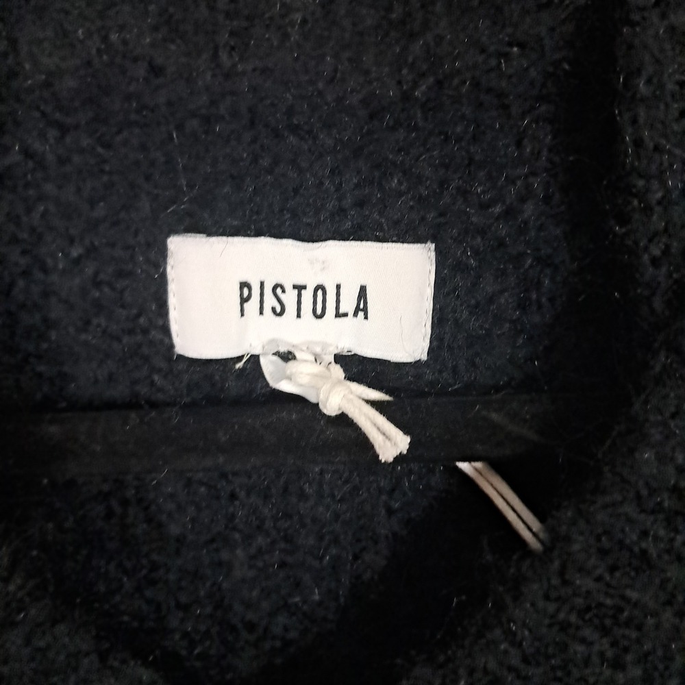 Pistola NWT Emilie Halter Cardigan Sweater Set Black Midnight Knit Alpaca Large - Picture 8 of 13